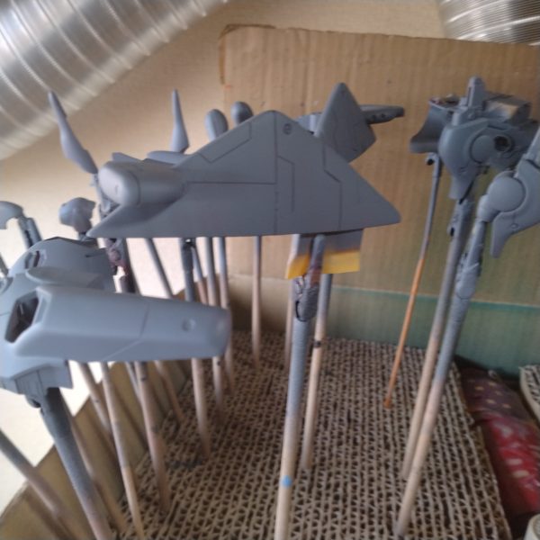 HGヴァル・ヴァロ鏡面仕上げ塗装、製作