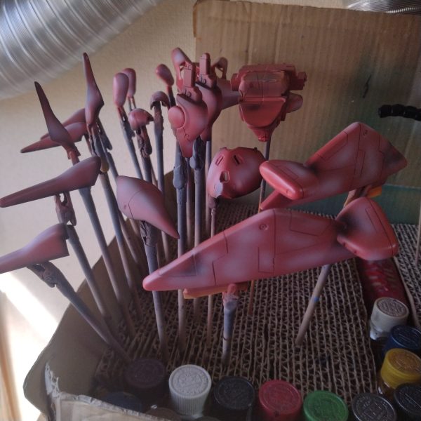 HGヴァル・ヴァロ鏡面仕上げ塗装、製作