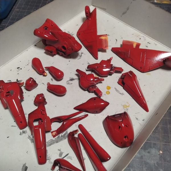 HGヴァル・ヴァロ鏡面仕上げ塗装、製作