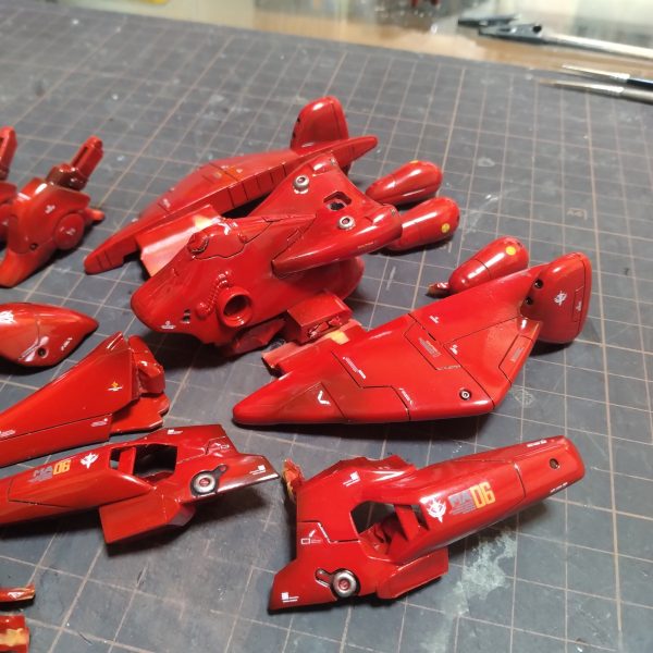 HGヴァル・ヴァロ鏡面仕上げ塗装、製作