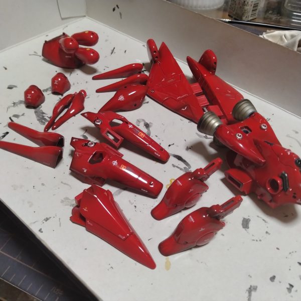 HGヴァル・ヴァロ鏡面仕上げ塗装、製作