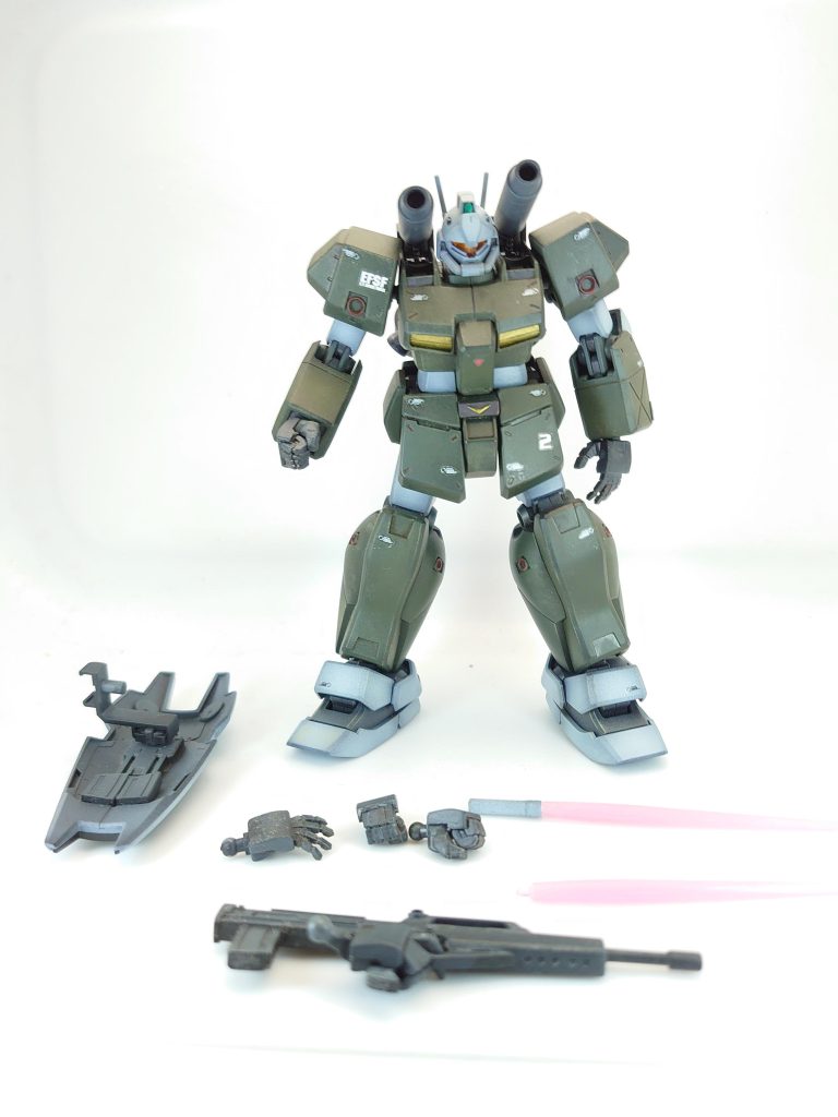 HGUCジムキャノンⅡ–2枚目/制作者：よっぴ猿
