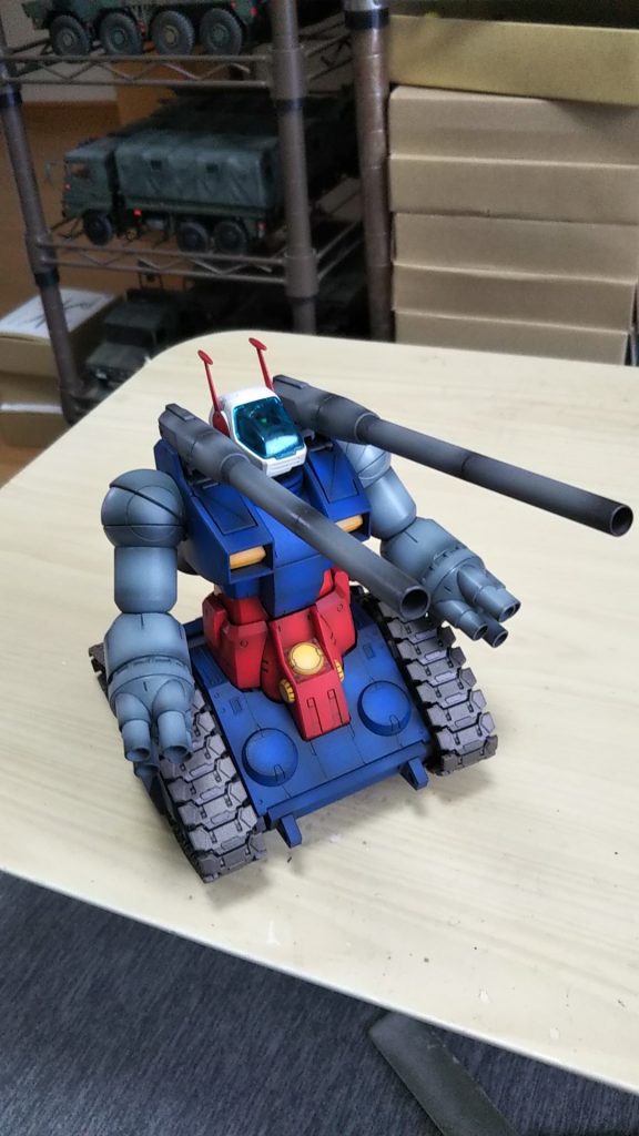 作品名：ガンタンクの日と聞きまして💦<p>最初の再塗装</p>
