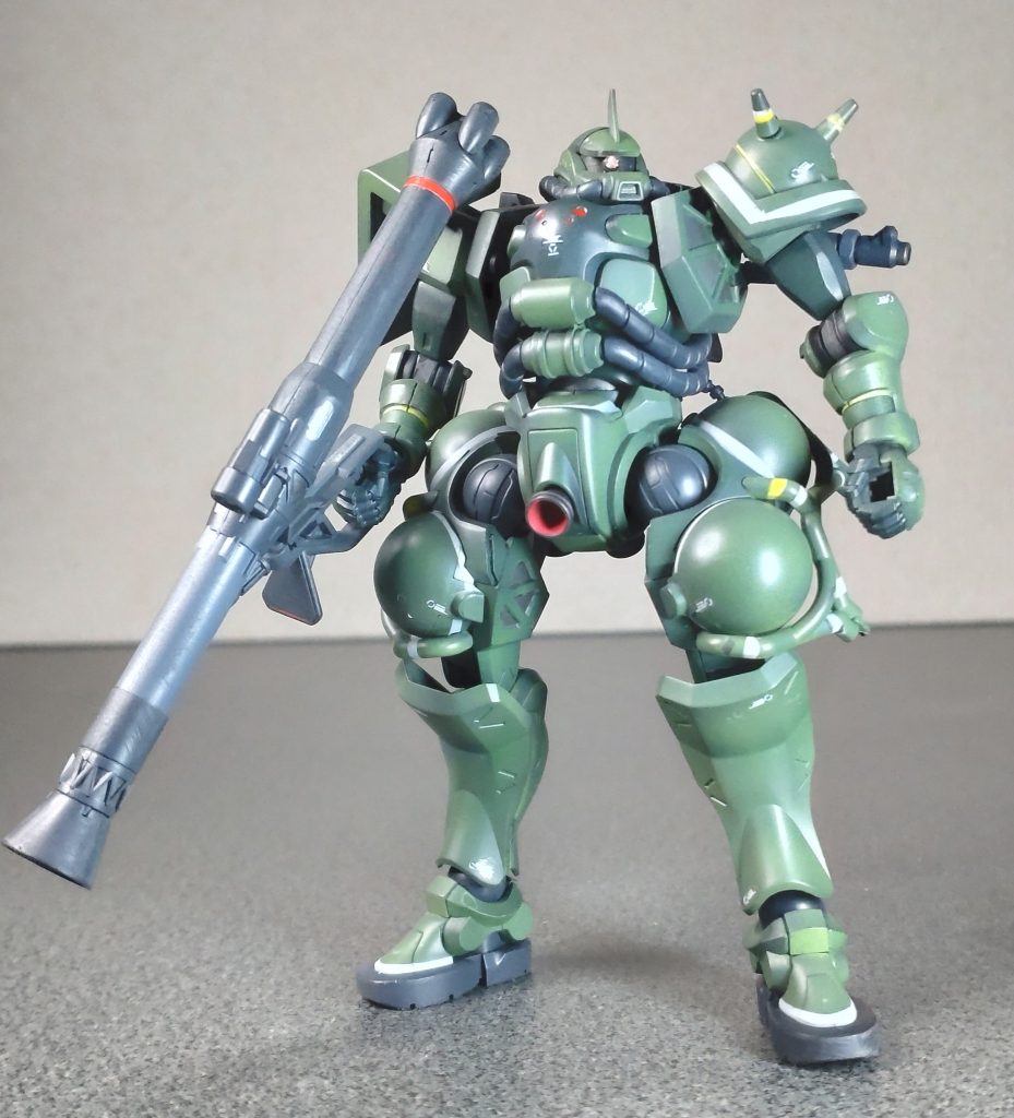 グリーンはオリジナルより濃い塗装に