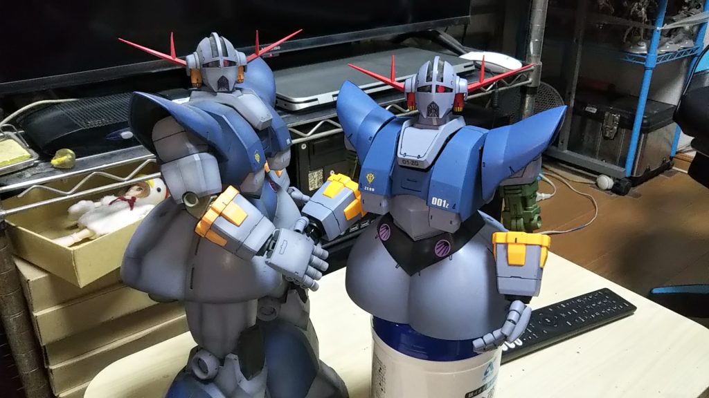 作品名：ジオングに栄光あれー💦<p>特に意味はないのですが会いそうで会えなかった兄弟姉妹のやうな感覚です</p>
