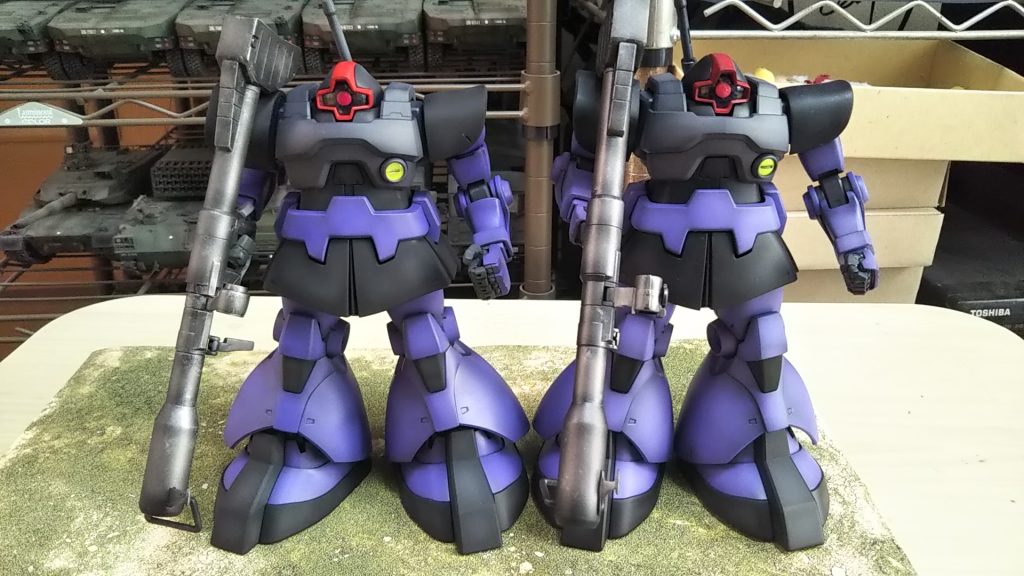 ver1.5（左）との比較見た目は肩のモールド、前腕の形、ハンドの大きさがパッと見の違いななります💦