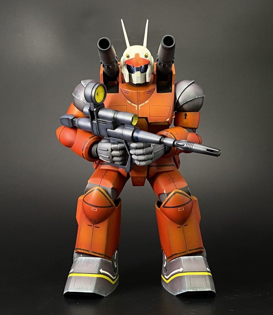 旧キット 1/100ガンキャノン–2枚目/制作者：寡作（カサク）