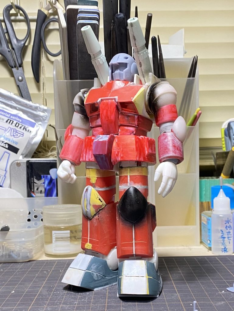 旧キット 1/100ガンキャノン–3枚目/制作者：寡作（カサク）