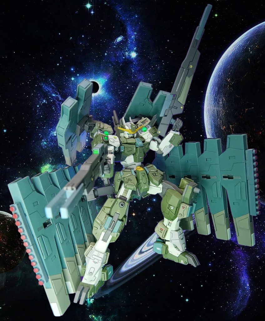 重い腰を上げてビット苦行一番前の連結用に穴が気になったので、GNミサイルを追加(長いDSO-BLK消費できた😁）