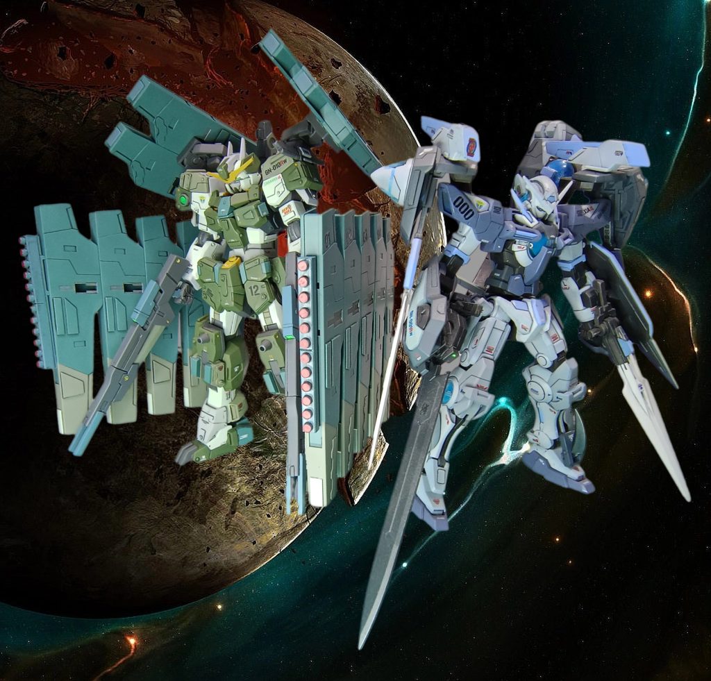 エクシアとツーショット今年もよろしくお願いします🙇