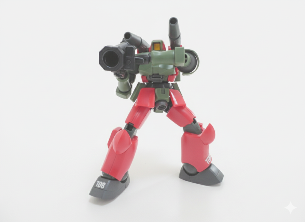 バズーカを構えて