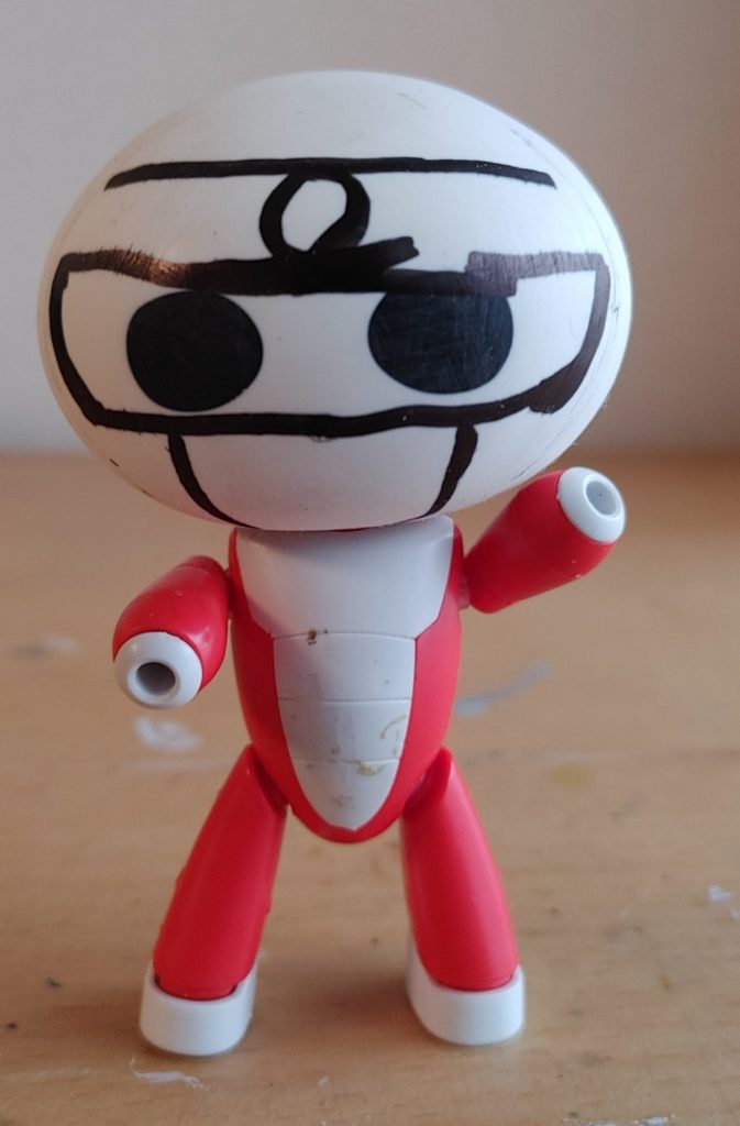 師走に、この状態。これに、エポキシパテでハチマキを盛り、1月2日に緊急で塗装。