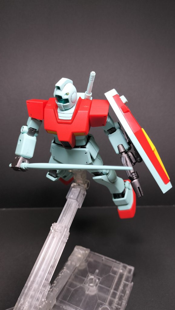 ビームサーベルとビームスプレーガンの両手持ち