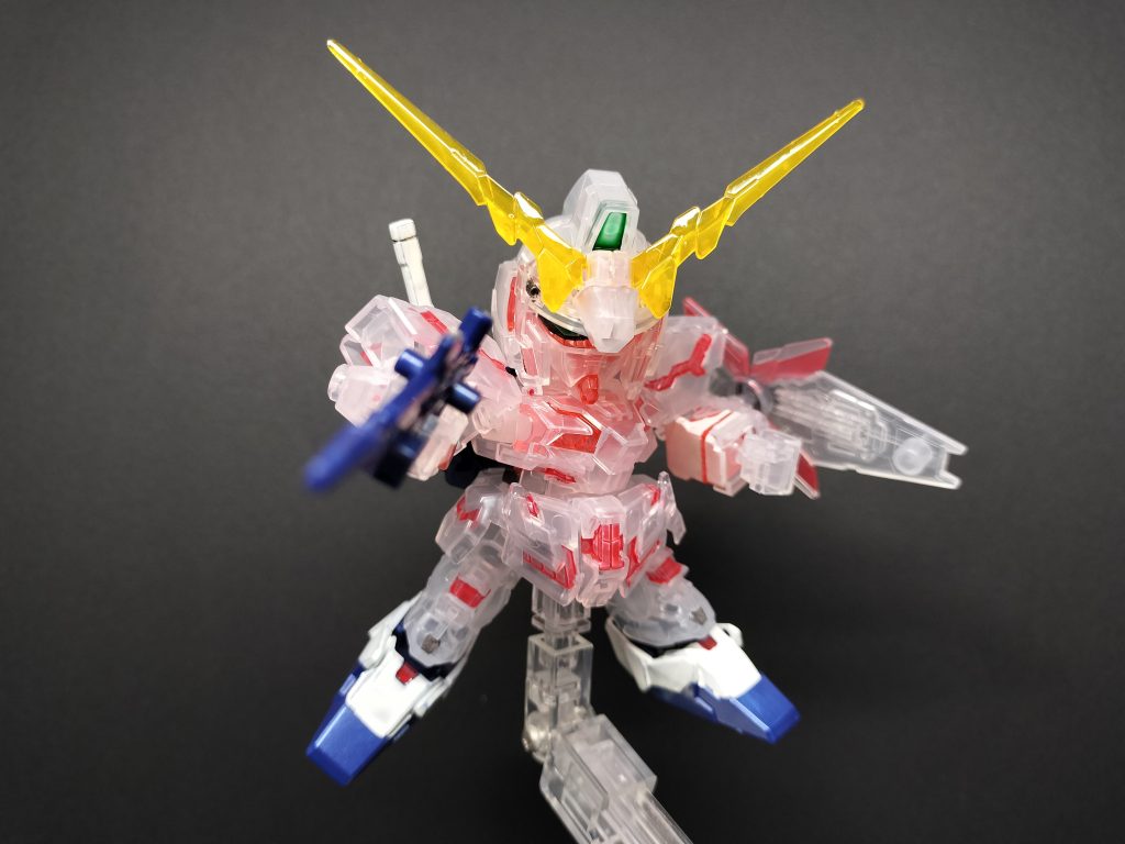 SDガンダムEXスタンダード RX-0 ユニコーンガンダム(デストロイモード) ソリッドクリア–3枚目/制作者：シュン