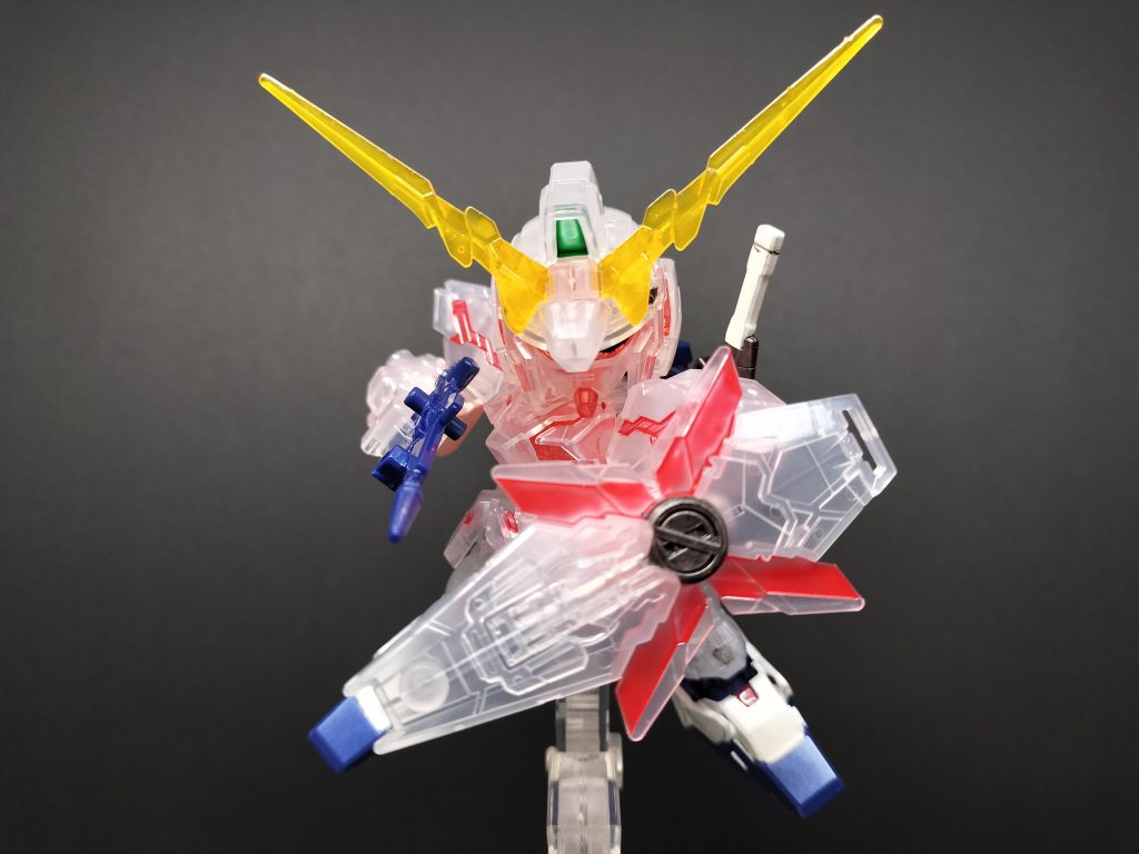 SDガンダムEXスタンダード RX-0 ユニコーンガンダム(デストロイモード) ソリッドクリア–5枚目/制作者：シュン