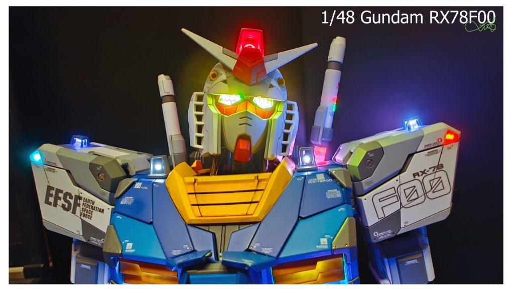 1/48 Gundam RX-78F00 Bust Model