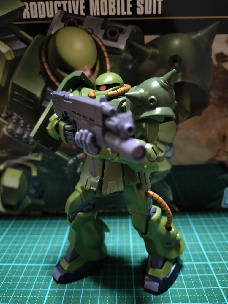 素組みの状態ですが、これはこれで味がある😅好みの問題ですね～