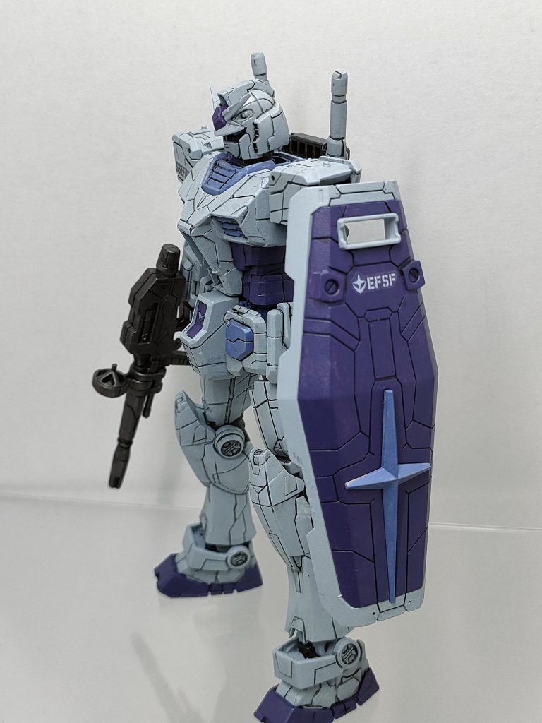 盾ですが筆ムラが、目立ち反省です😂G-3カラーは初めてですが、それなりに気に入ったカラーになりました!!