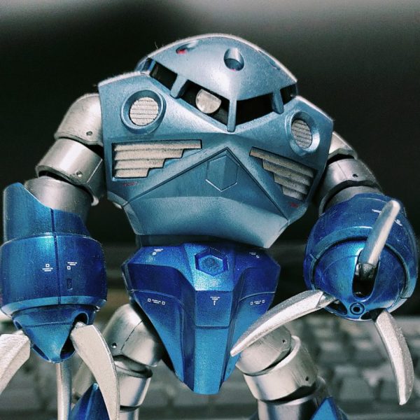 HG量産型ズゴック筆塗りキャンディ風塗装