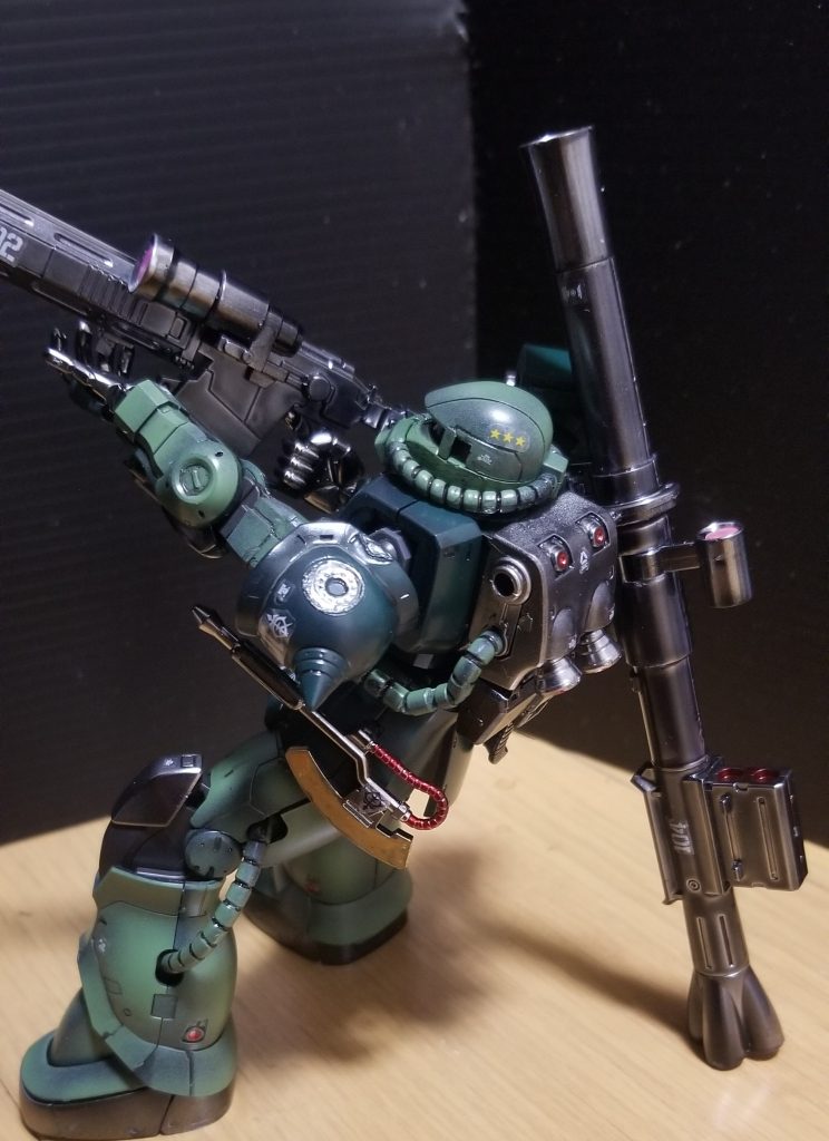 HG ザクⅡ (Origin)–4枚目/制作者：nabewobilly