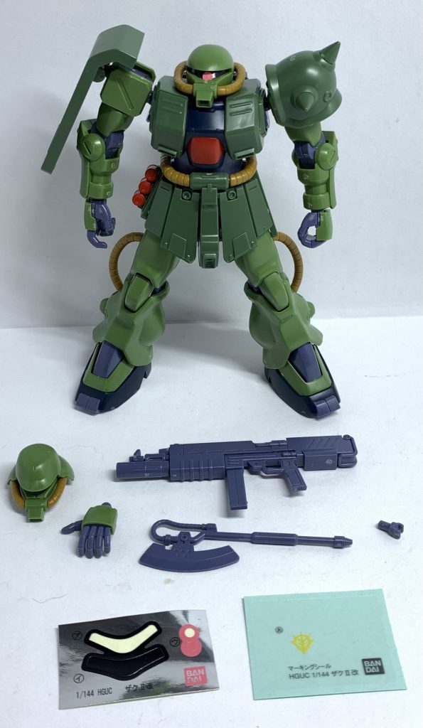 最後に付属品パーツ等。かなり前のキットなので稼働範囲等は劣りますが、安定した出来栄えで組み立てやすいですね！プロポーションは賛否ありますが、これもこれでいいんじゃないでしょうか。ただ、右武器持ち手がないのが惜しいところですね〜後発でガンダムUCに一瞬だけ登場した「ユニコーンver」がバズーカ等を追加して成形色をより濃くしたものに変更されたものがプレミアムバンダイで発売されています。＊＊＊ビルドダイバーズ(ReRISE)二次小説「陰キャアイドルはGBN〈惑星〉を救いたい。」こちらのつぶやきによる【試し読み】またはpixiv先行にて更新中です〜◇◇◇またハーメルン版「陰キャだけどアイドルはじめてGBN〈惑星〉を救っちゃってもいいですよね？」も同様に更新中です〜お気に入り・星による評価で応援してくれると嬉しいです〜！二次創作にご興味のある方はぜひ〜プロフのリンク等からどうぞ〜&nbsp;