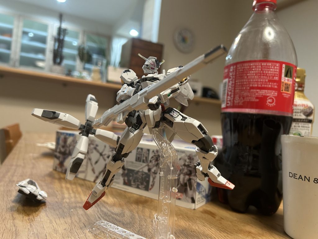 小1の親戚が作ったキャリバーン　　ポージングしてみた