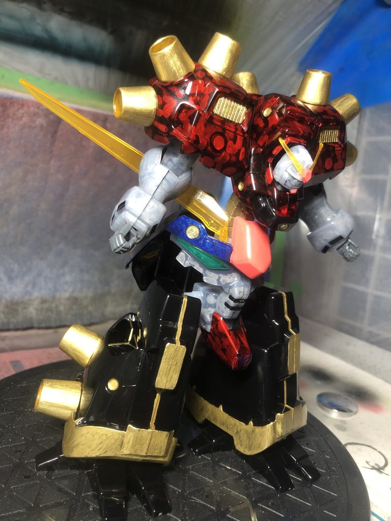 クリアパーツ裏ラップ塗装