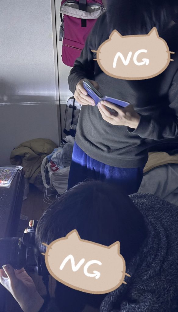 友人1が機体カラーを考え、友人2が使用キットを調達、そして私がキットと使用カラーを受け取り制作、設定を考えました🤔