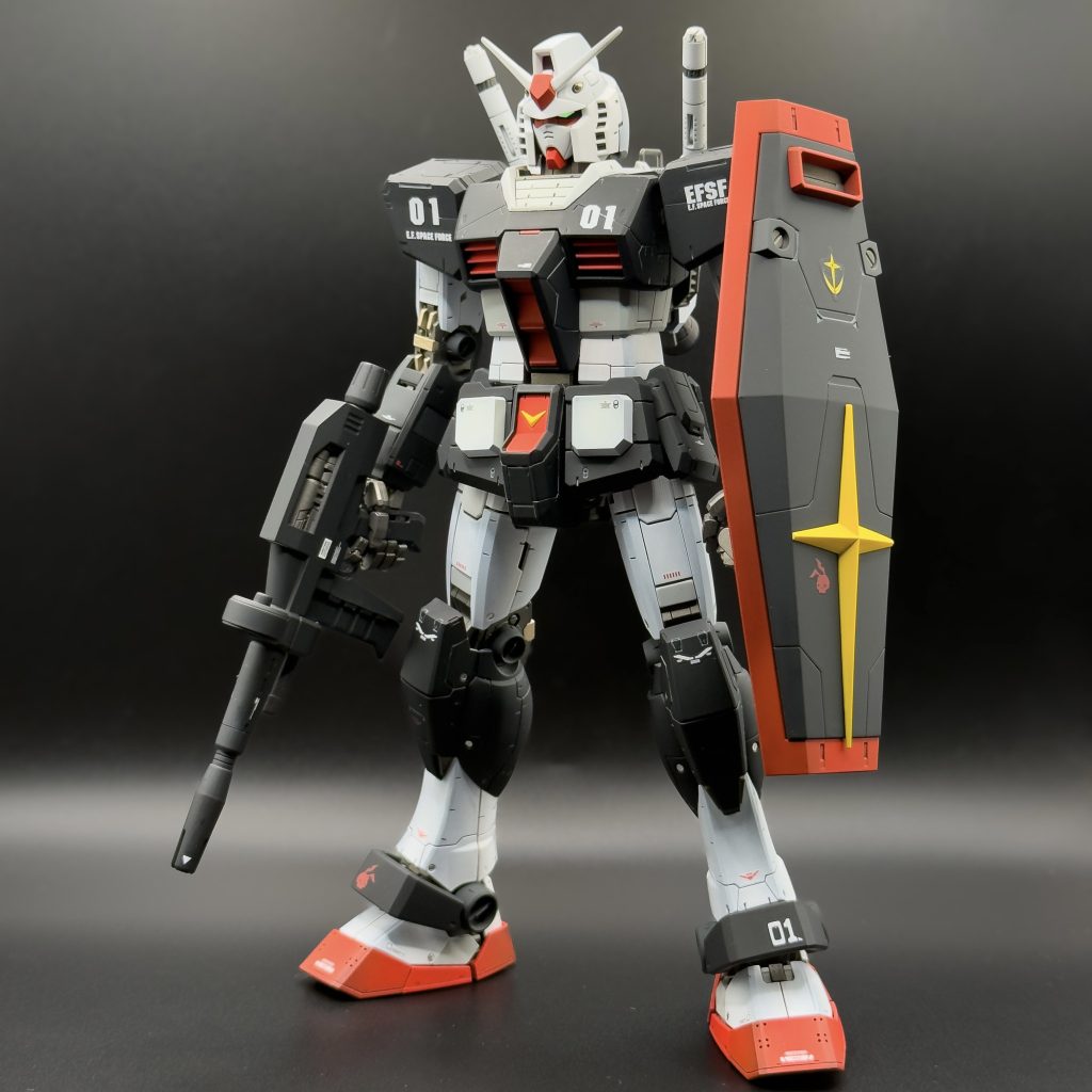 というわけで今回は、RX-78-1 プロトタイプガンダム風 Ver.3.0でした！久々のガンプラ、かなり楽しんで作れました！ここまでご覧いただきありがとうございました😭2026年も、良いプラモデルライフを〜🎍