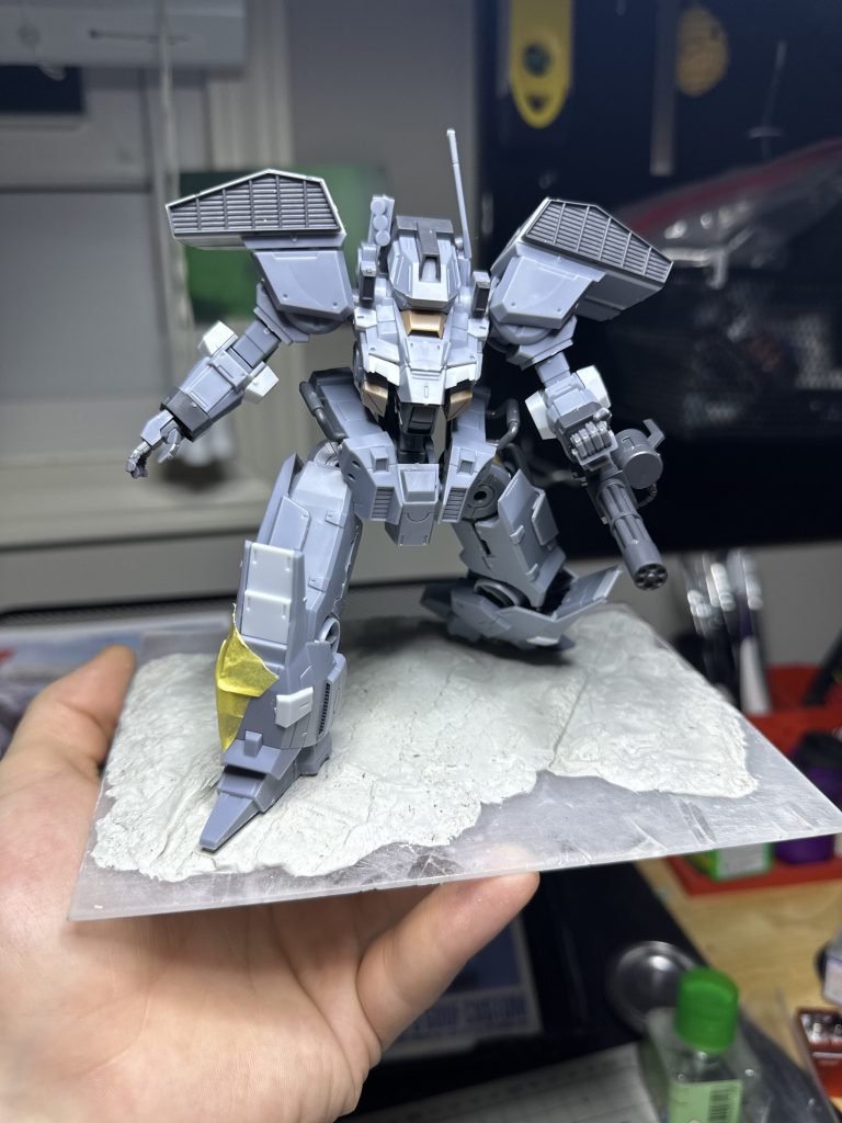 A work in progress photo before any painting or modifications.&nbsp;