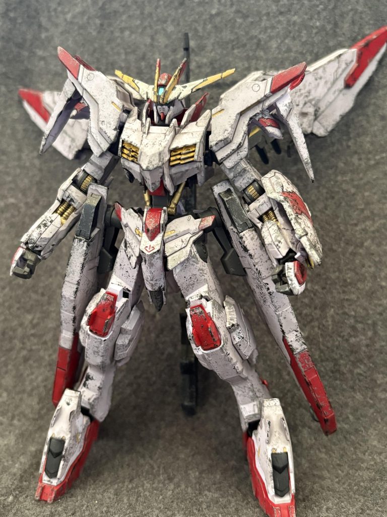 素立ち。これでもかなり頑張った方ですが油断するとすぐ垂れ下がります。