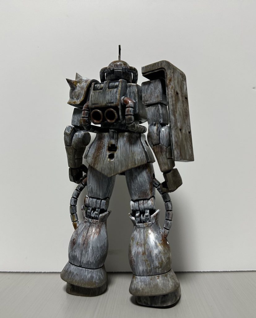 指揮官型ザクⅡ 寒冷地迷彩仕様–4枚目/制作者：arms0918