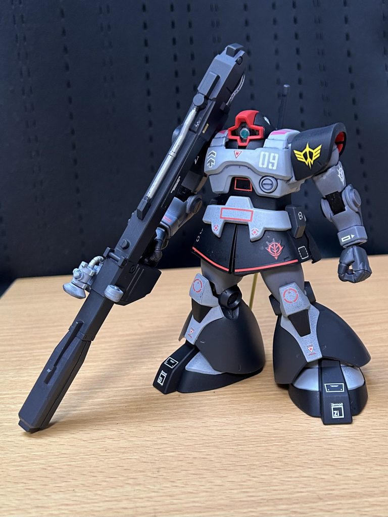 デカール後。これで終わればまた良いんでしょうが、どうしても汚したくなってしまうんです。