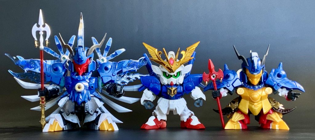 呪術師遮光司馬懿サザビーの腕、張遼サザビーの足を使いLGBB体型に寄せています