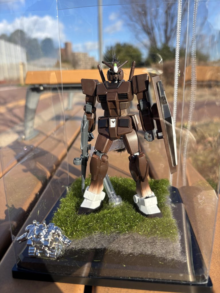 せっかくなので野外撮影