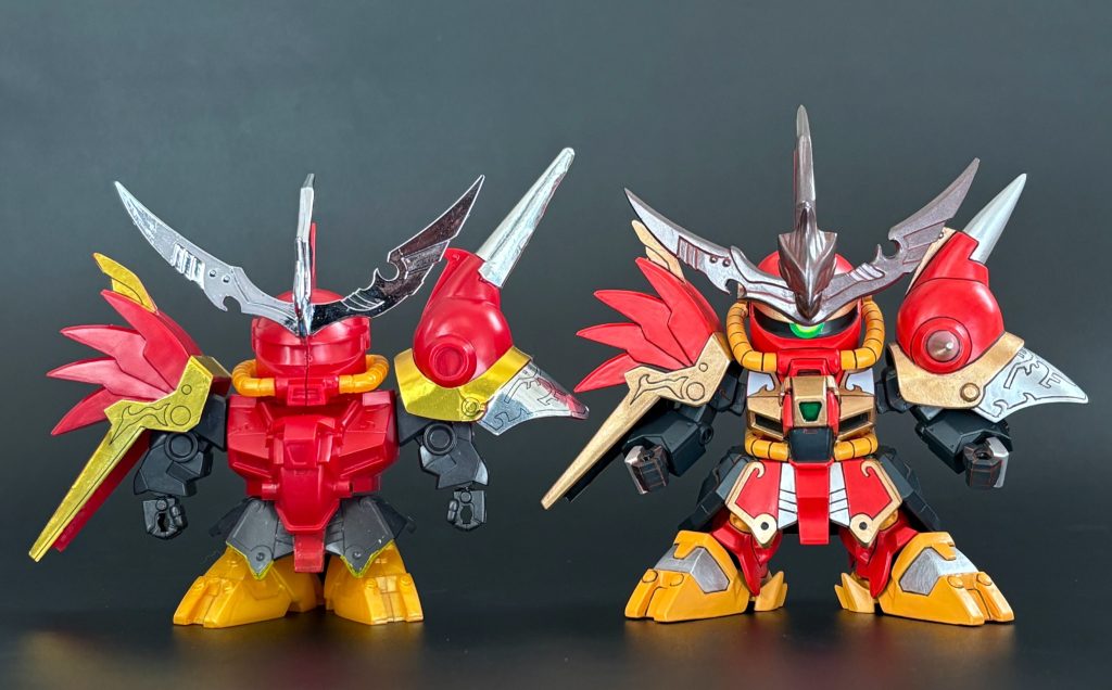 クスィーの腕、Hi-νの下半身を使いLGBB体型に寄せています