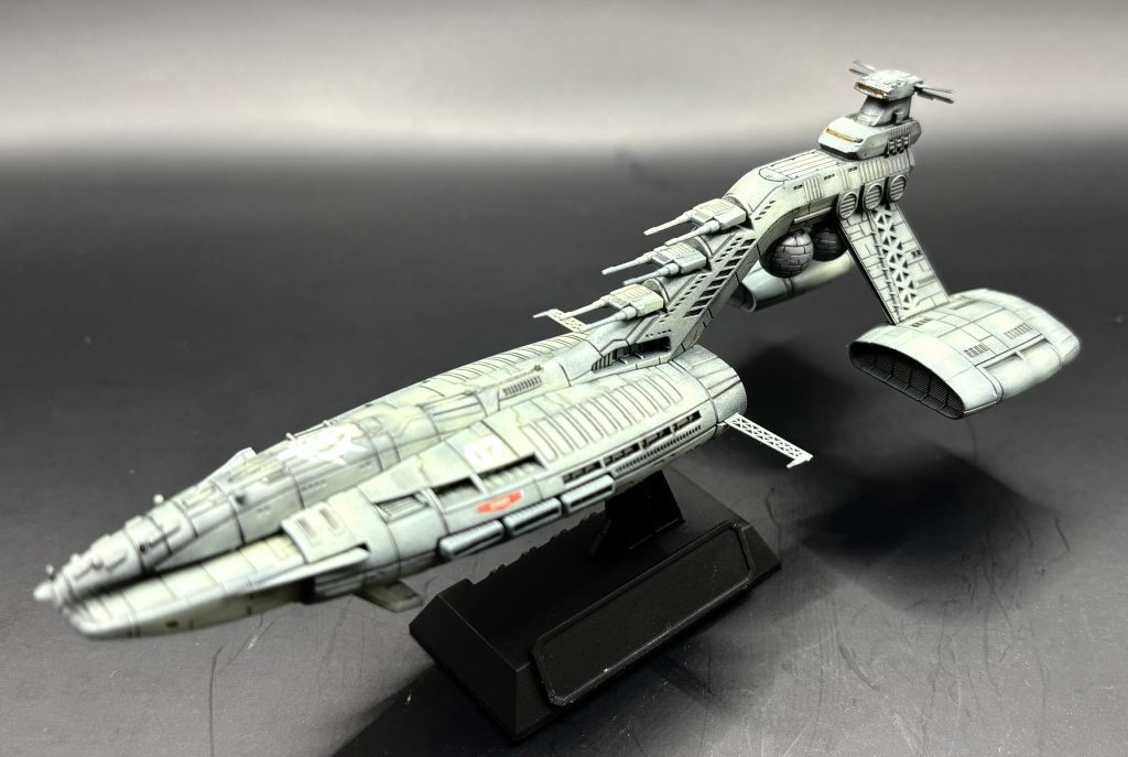 小さいキットなので組み立てには少しコツがいります。(エッチングパーツの使用とか)