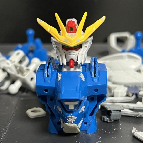 1/100 GXディバイダー フェイスパーツ調整