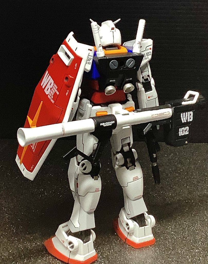 HG ガンダム　RX-78-2–5枚目/制作者：@k66onigunsou