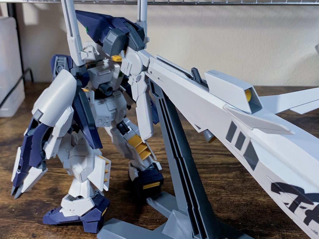 パチ組み状態のハイゼンスレイとギャプランブースター。