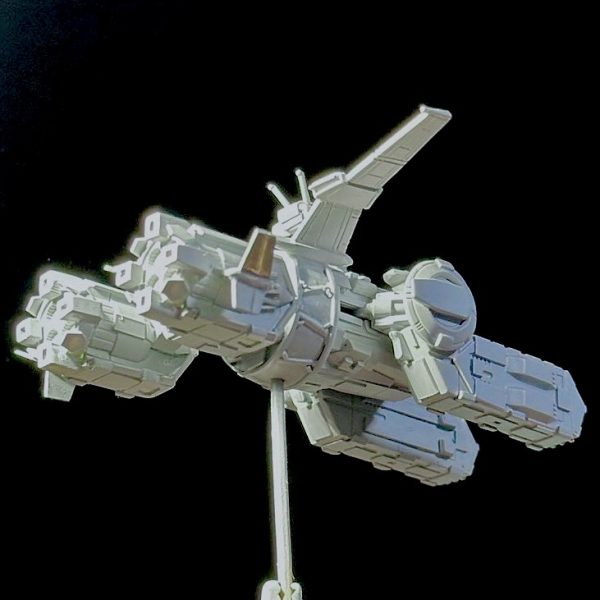 サフチェックからの筆塗り塗装奥に居るのはサイズ比較用のアーティファクト高機動型ザクⅡ（3枚目）