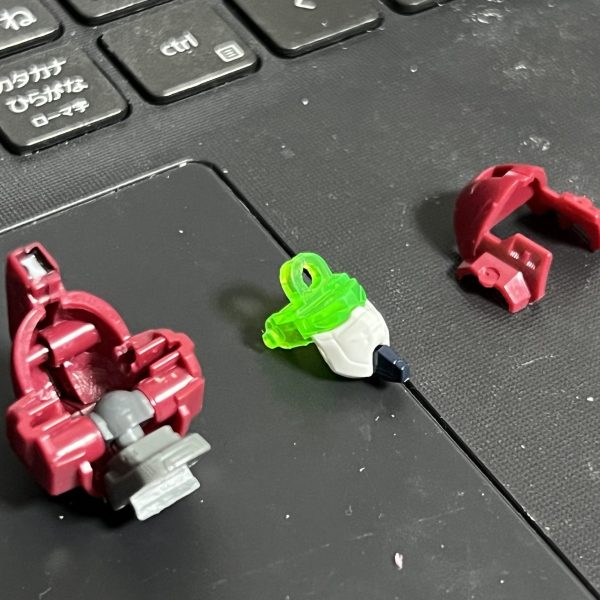 1/100 ガンダムレオパルドD 頭部後ハメ加工