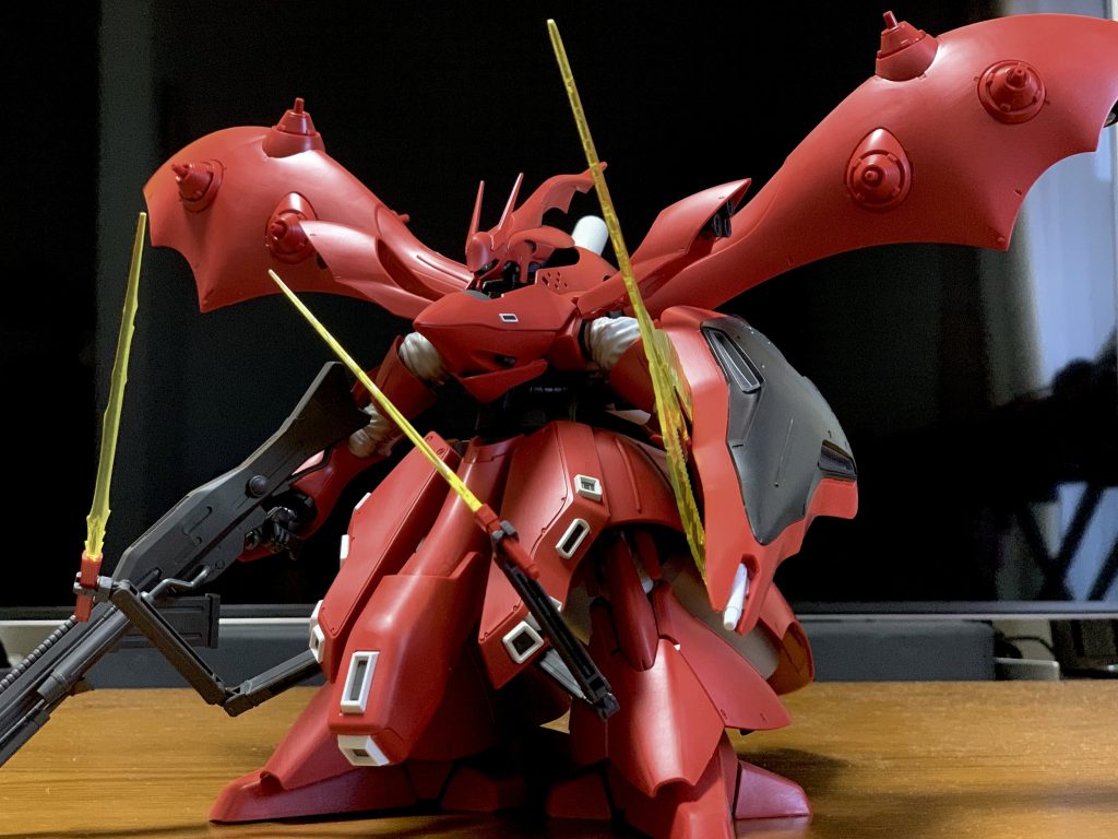 最後にシール貼る前のパチ組み状態。そういえば完成後に隠し腕のギミック展開を撮影してなかったです…ここまでご覧いただきありがとうございました。