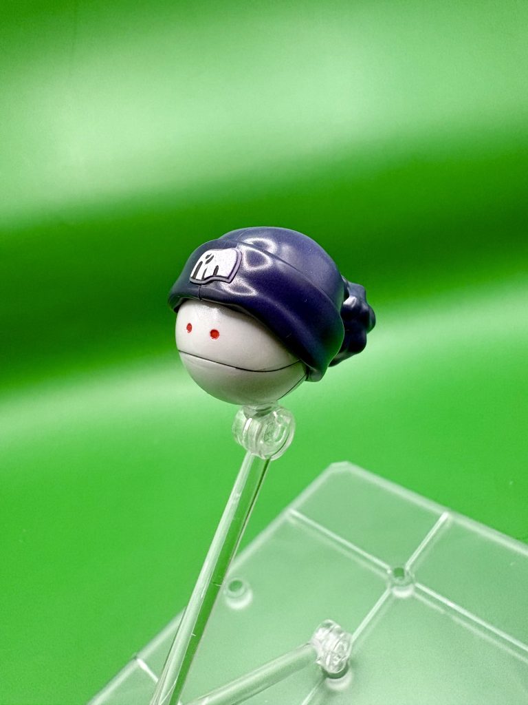 かわいすぎるハロ。個人的にはこちらが本体です（笑）写真は微妙ですが、本体はクリアコートでツヤツヤに。部分塗装はファレホとエナメル塗料をフル活用です。←筆を持つ手がぷるぷる…