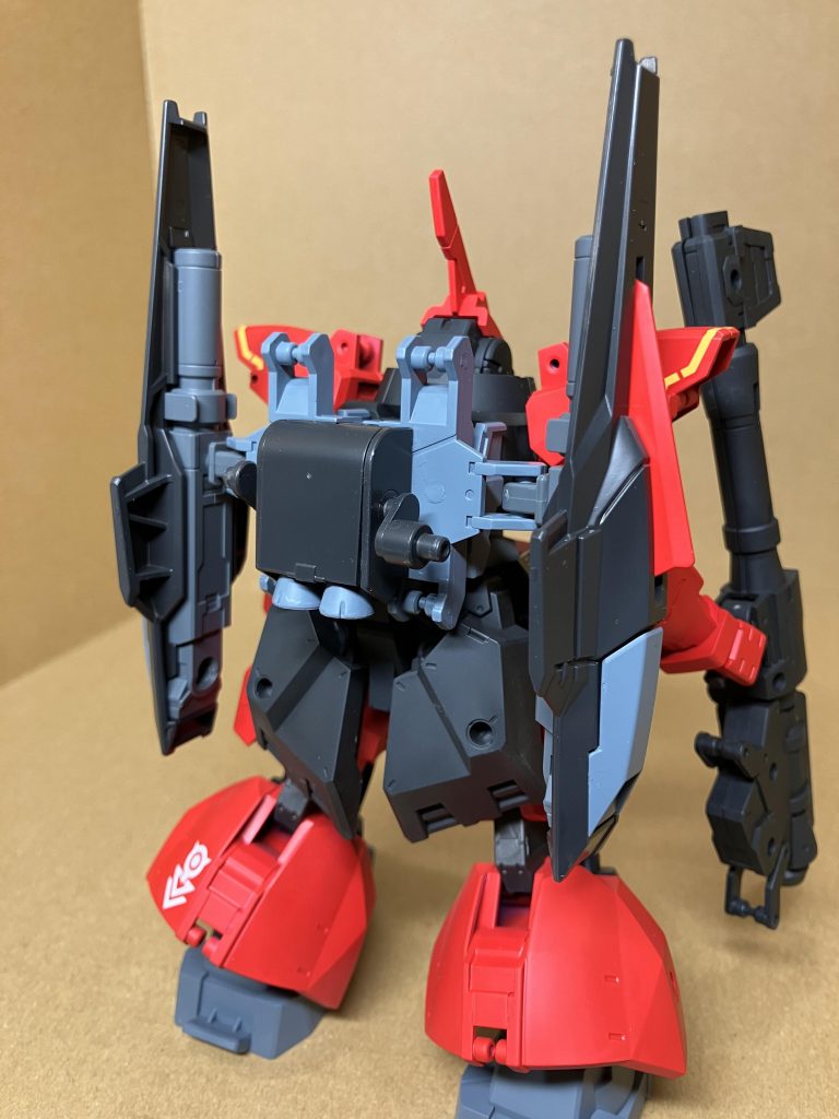 パックパックは付属のものを組み合わせて作りました。