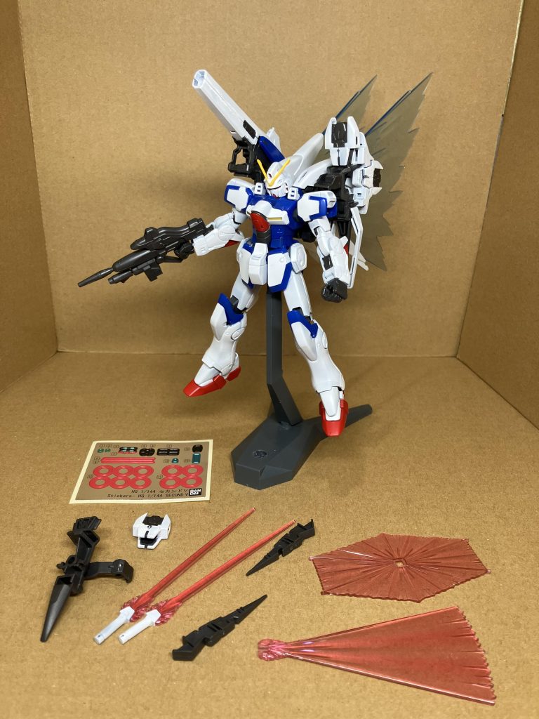 ミノフスキードライブは、光の翼エフェクト用に外した部品があります。