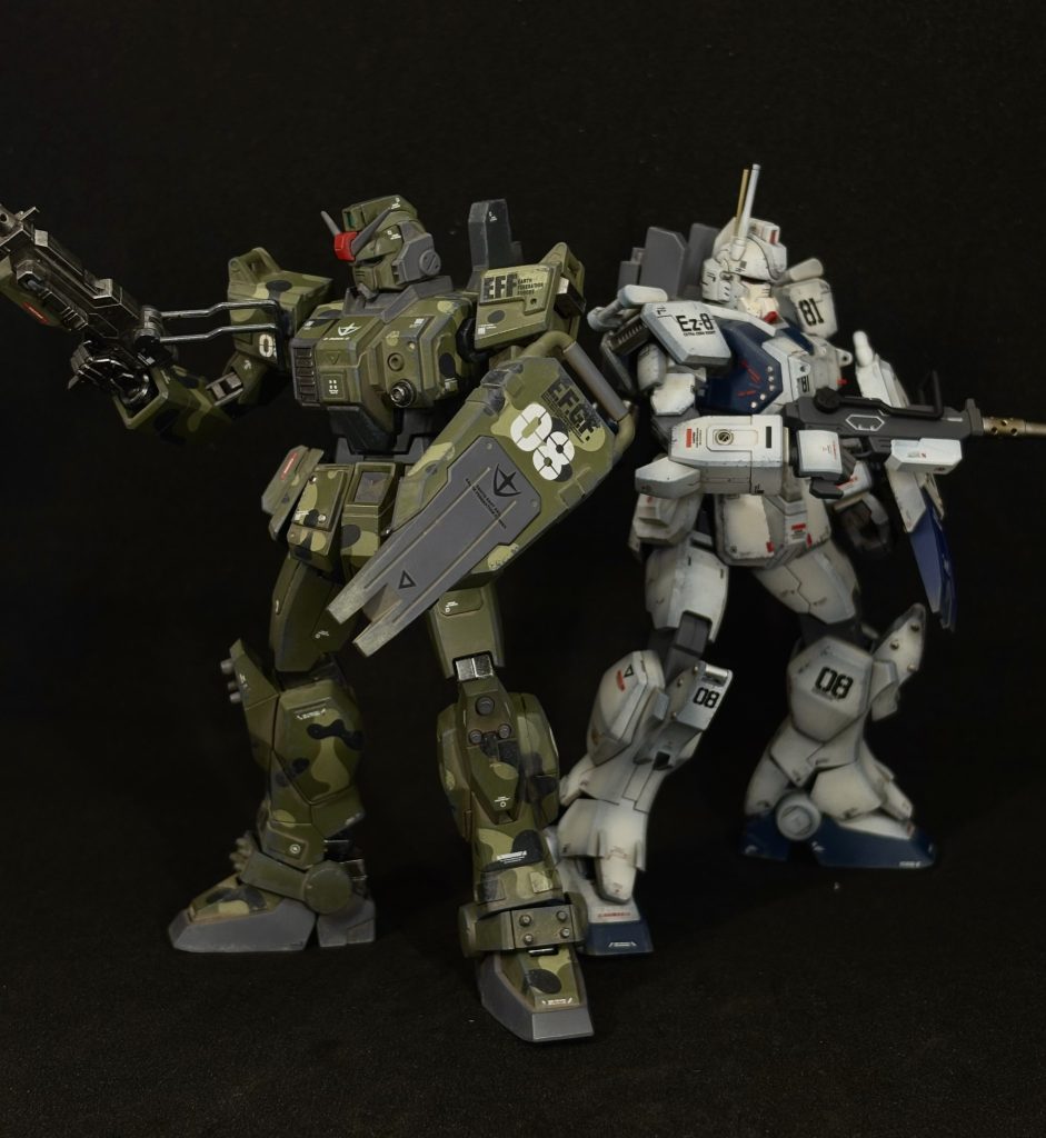 10 陸戦型ガンダム　迷彩塗装　ウェザリング–8枚目/制作者：ぬまお