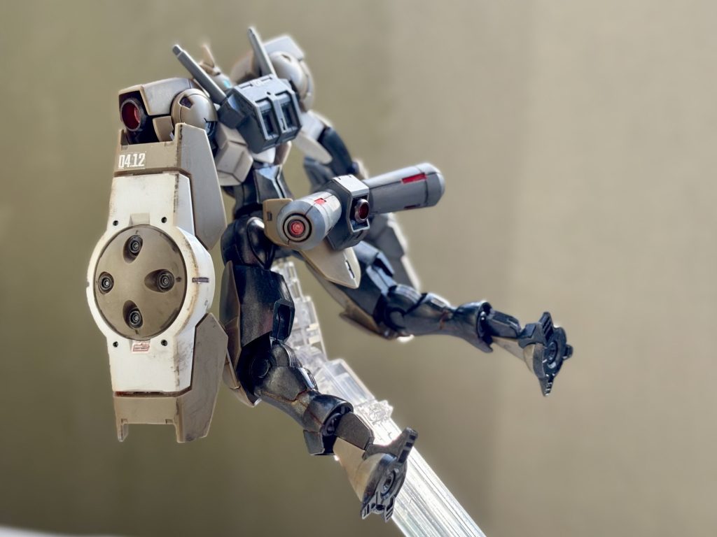 特に何もしてませんが、バックパックのノズル部分をコトブキヤのプラユニットを付けました。