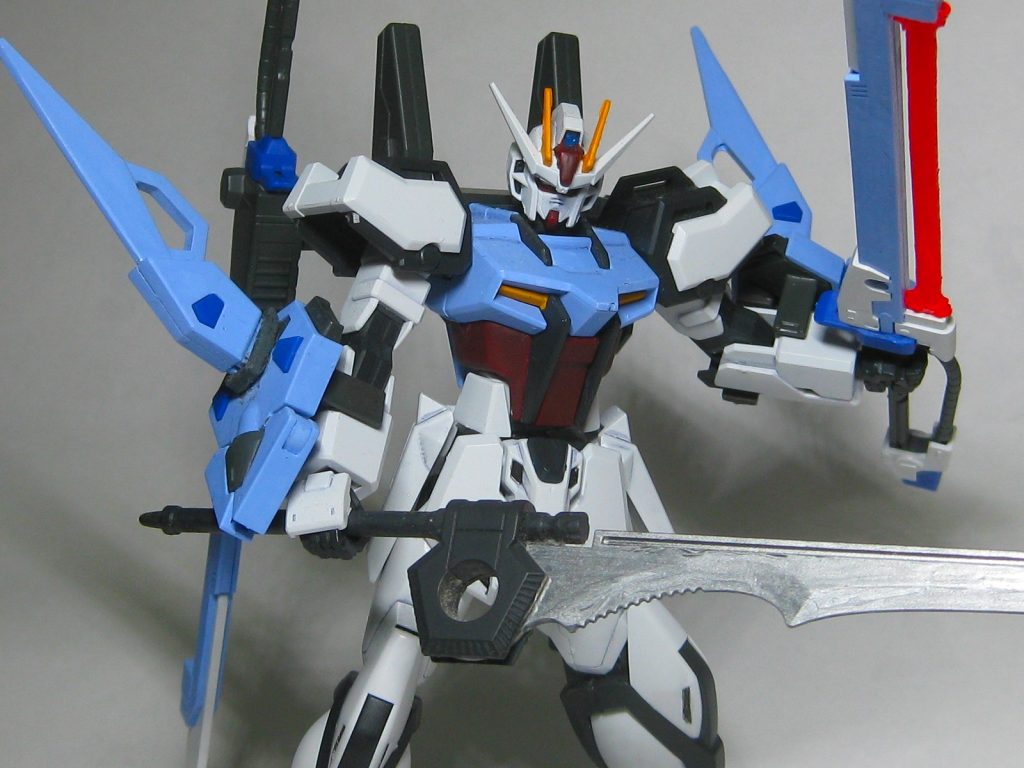 グランドスラムを装備すると、セブンソードストライクガンダムが出来上がります!&nbsp;