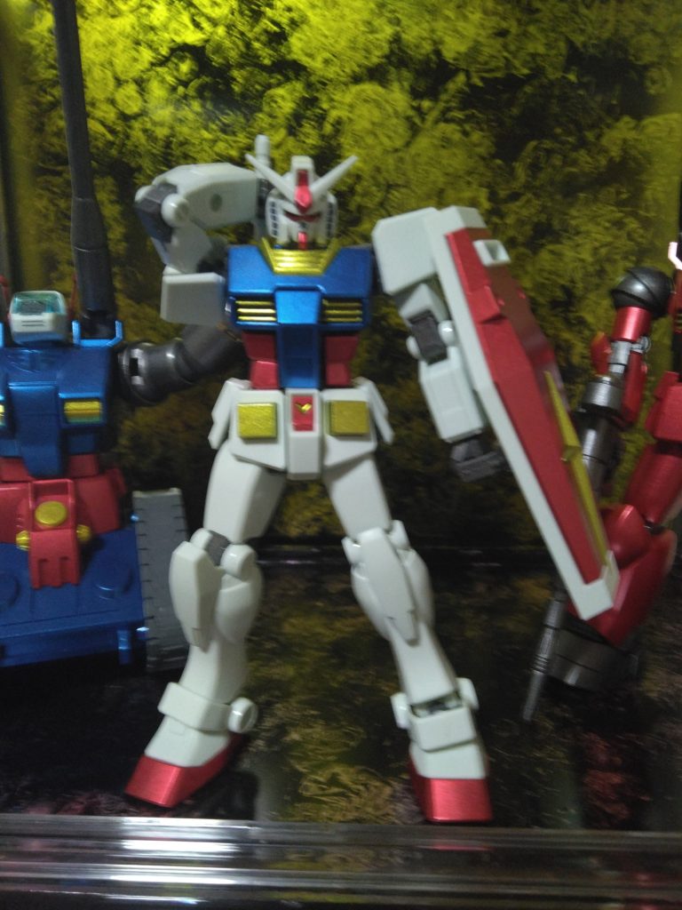 一応全塗装　白はクリアーのみ